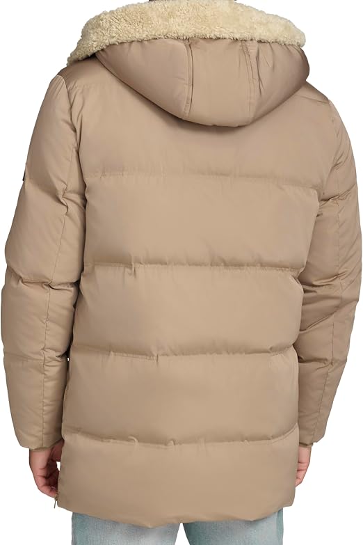 Andrew Marc Men's Outerwear Mackay Faux Fur Lined Parka